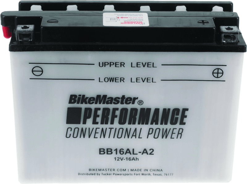 BikeMaster — BB16AL-A2 Battery, 190 CCA