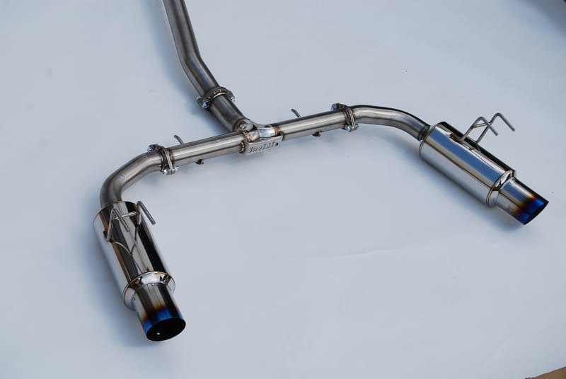 Invidia — Invidia 2022+ Honda Civic Si (1.5T) 70mm N1 Cat Back Exhaust - Burnt TI Tips