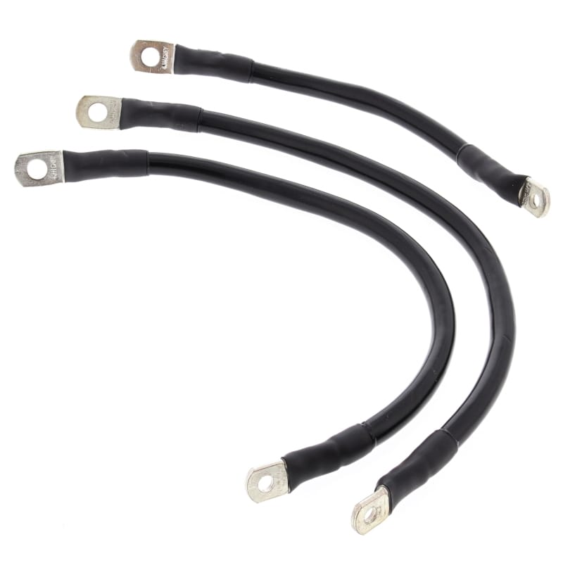 All Balls Racing — All Balls Racing 94-98 Harley-Davidson FLHR Road King Battery Cable Kit Black