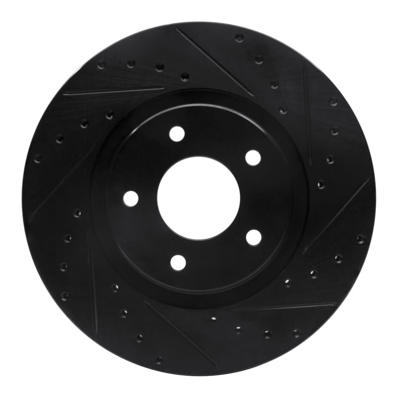 R1 Concepts — R1 98-06 Jaguar XKR Front Right Drilled & Slotted Black Brake Rotor
R1 Brake Rotor Drill