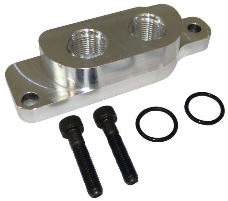 Moroso — Moroso GM LS Remote Oil Filter Adapter