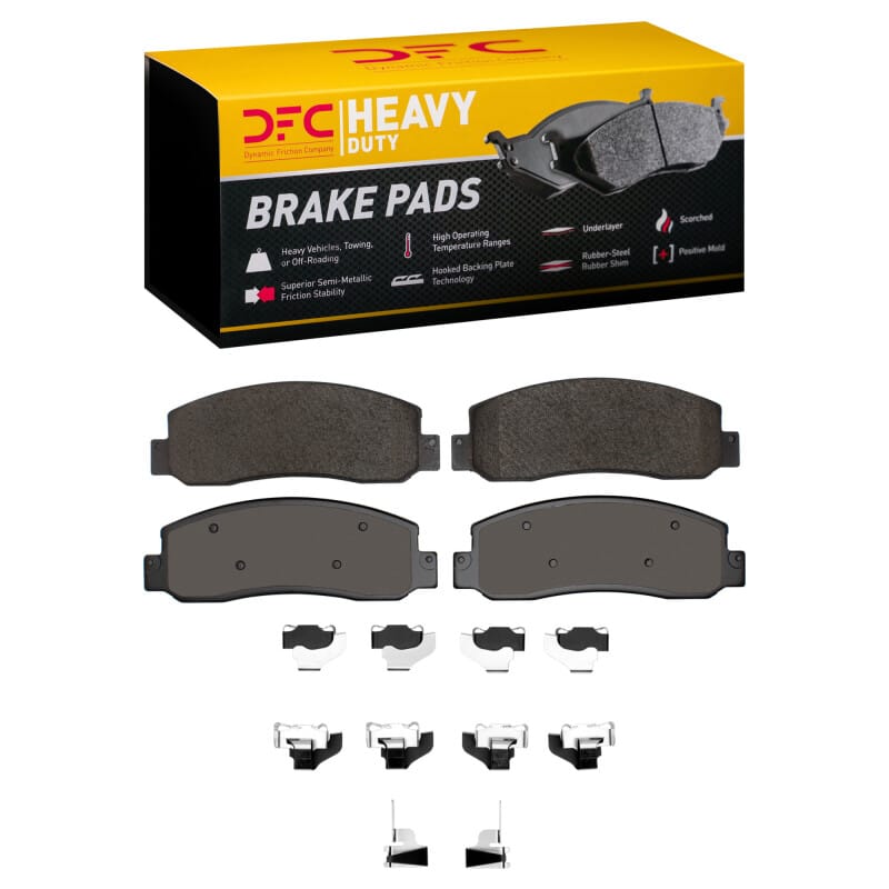 DFC — DFC 10-12 Ford F-250 4WD (Super Duty) Front Heavy Duty Pads and Hardware Kit
DFC Brake Pad Set