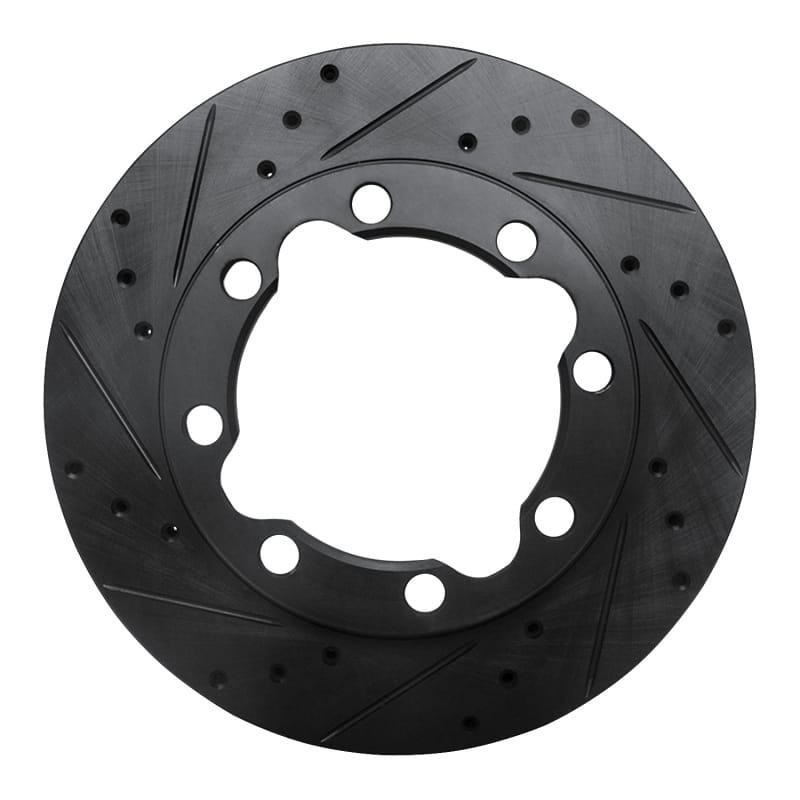 R1 Concepts — R1 88-00 Chevrolet K2500 Front Left Drilled & Slotted Black Brake Rotor
R1 Brake Rotor Drill