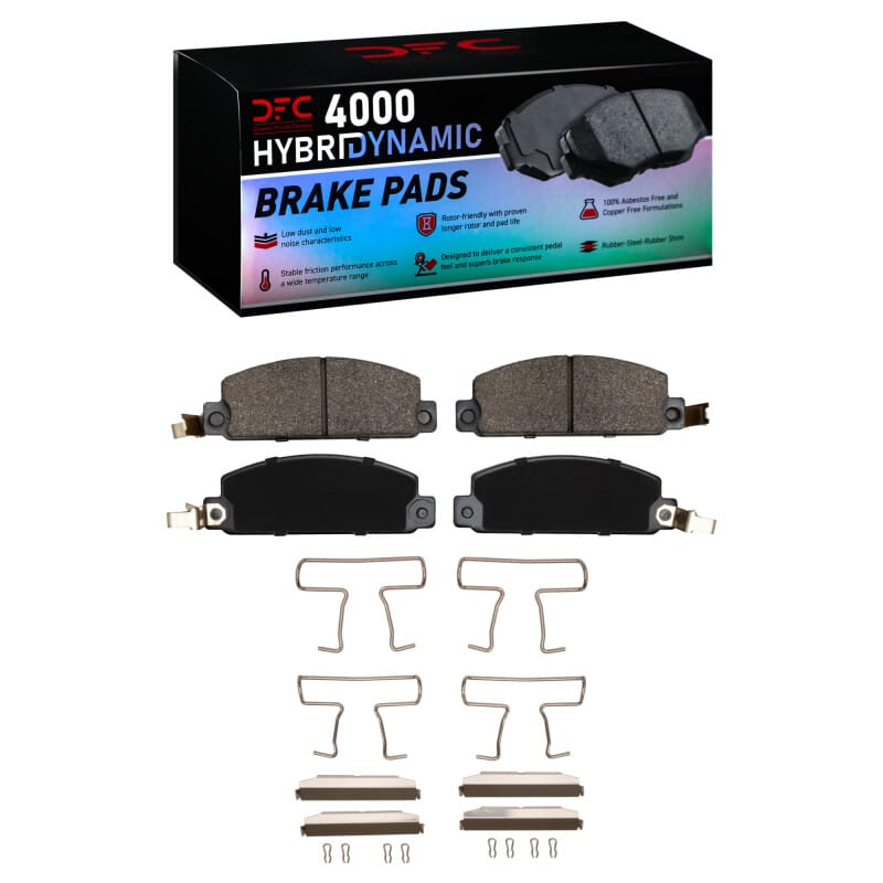 DFC — DFC 76-80 Chevrolet LUV Front 4000 HybriDynamic Brake Pads and Hardware Kit
DFC Brake Pad Set
