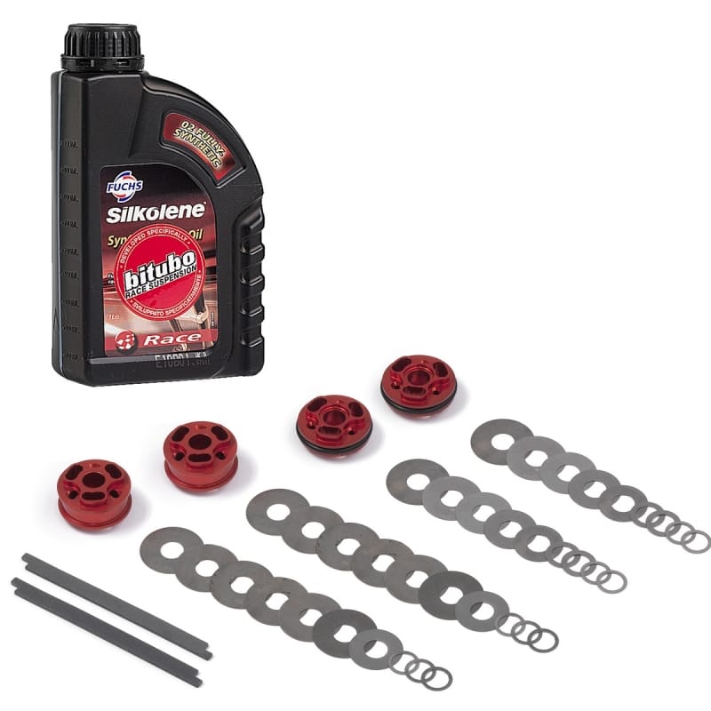 Bitubo Suspension — Bitubo KFORK Kit Fork: Rebound-Compression Pistons, Shims, + 1 Lt. Oil