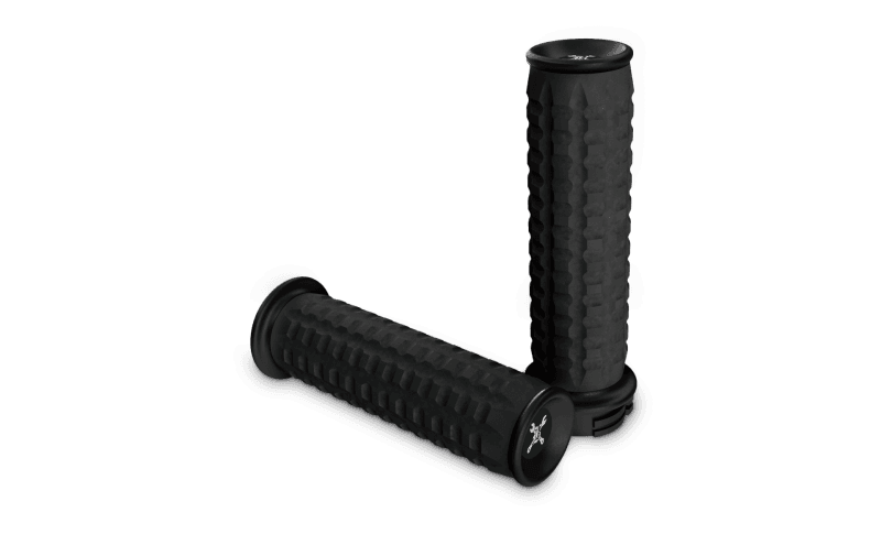 Burly Brand — Burly Brand 82-17 H-D Dual Cable Set Reaper Handle Grip Set - Textured Black