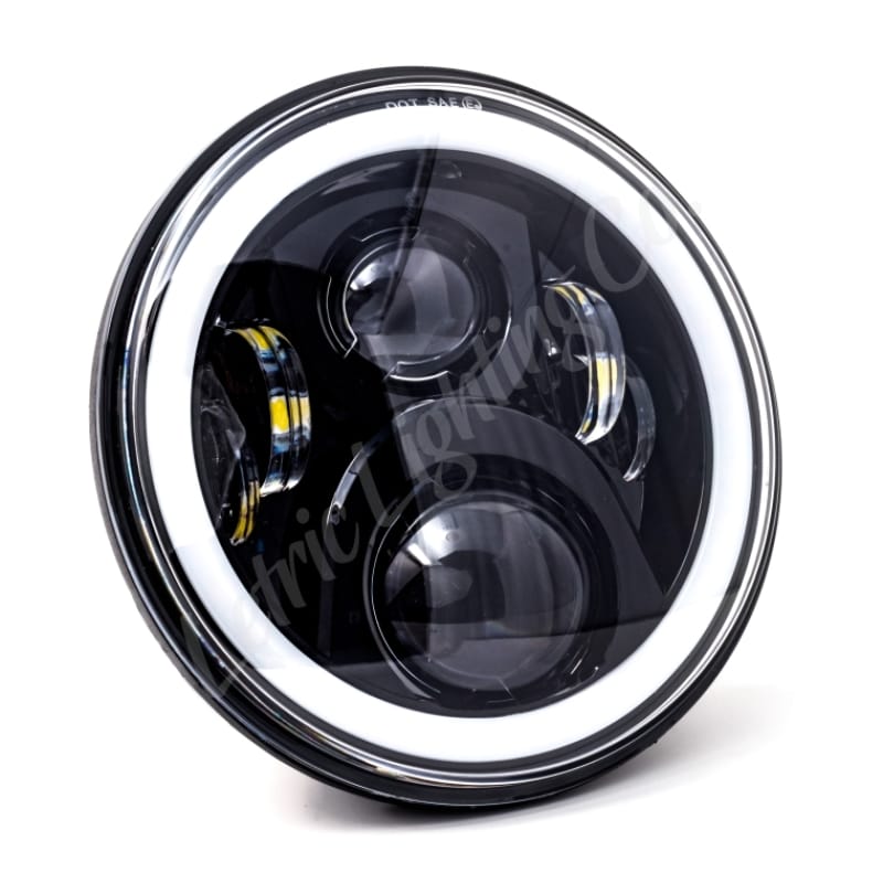 Letric Lighting — Letric Lighting 7in Led W/Full Halo Blk