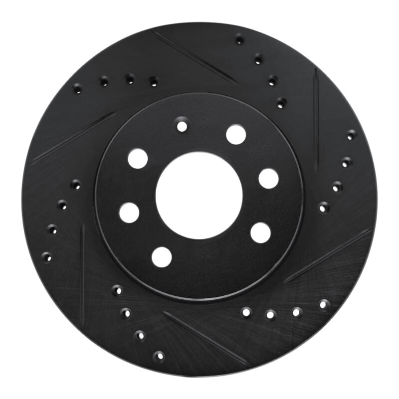 R1 Concepts — R1 99-99 Daewoo Nubira Front Right Drilled & Slotted Black Brake Rotor
R1 Brake Rotor Drill