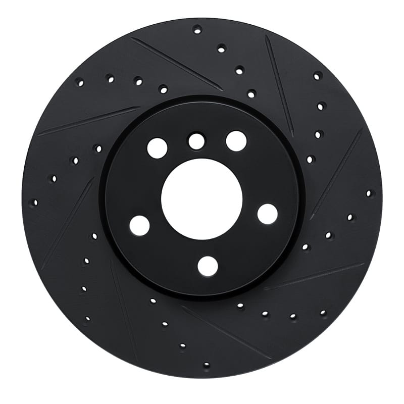 R1 Concepts — R1 16-24 Mini Cooper (Excl Clubman) Front Right Drilled & Slotted Black Brake Rotor
R1 Brake Rotor Drill
