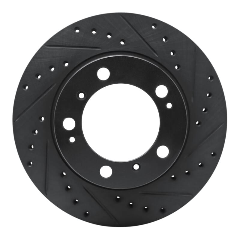 R1 Concepts — R1 97-04 Porsche Boxster Rear Right Drilled & Slotted Black Brake Rotor
R1 Brake Rotor Drill