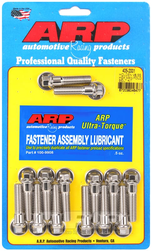 ARP — ARP Holden V8 SS hex manifold bolt kit