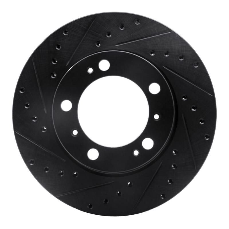 R1 Concepts — R1 97-04 Porsche Boxster Front Left Drilled & Slotted Black Brake Rotor
R1 Brake Rotor Drill