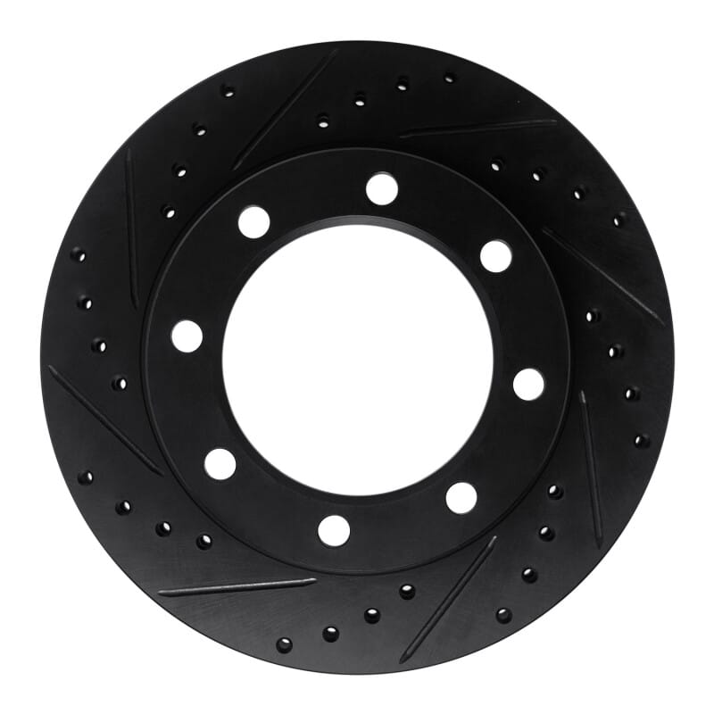 R1 Concepts — R1 77-79 Ford F-350 4WD (Excl Super Duty) Front Left Drilled & Slotted Black Brake Rotor
R1 Brake Rotor Drill