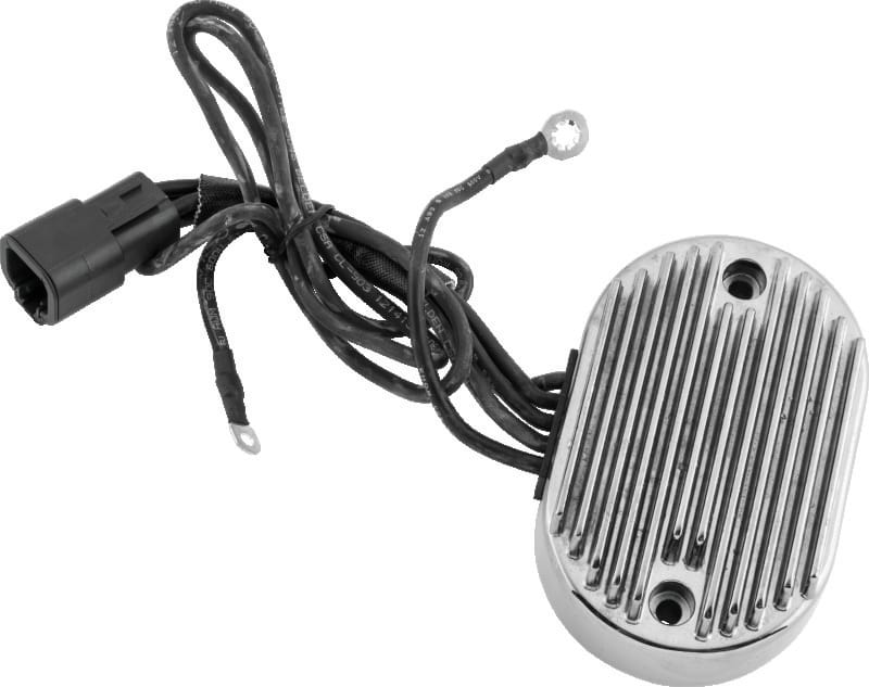 TwinPower — Twin Power 01-06 Softail Voltage Regulator Chrome Replaces H-D 74540-01 38 Amp
