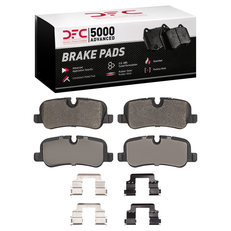 DFC — DFC 05-16 Land Rover Range Rover Rear 5000 Advanced Low Metallic Brake Pads and Hardware Kit
DFC Brake Pad Set