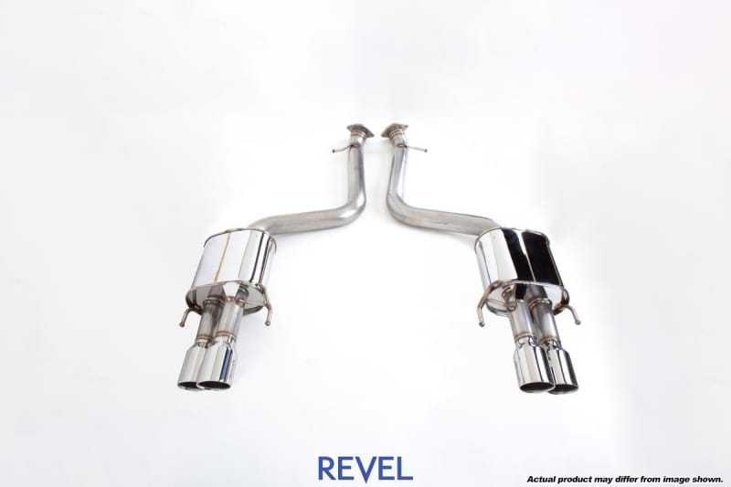 Revel — Revel Medallion Touring-S Catback Exhaust - Dual Muffler / Quad Tip / Rear Section 16-17 Lexus GS F