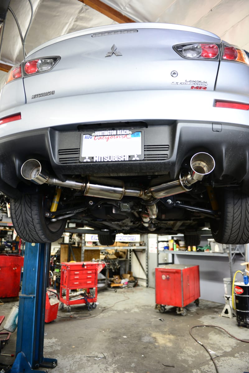 MXP — MXP 08-14 Mitsubishi Evolution 10 SUS401 Comp RS Exhaust System
