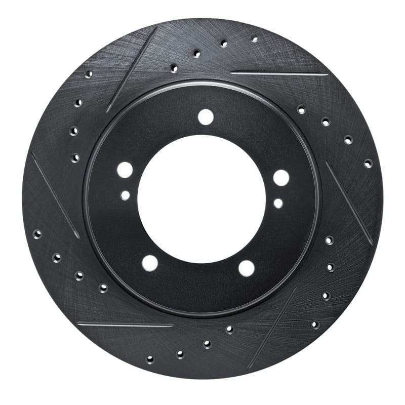 R1 Concepts — R1 99-08 Chevrolet Tracker Front Left Drilled & Slotted Black Brake Rotor
R1 Brake Rotor Drill