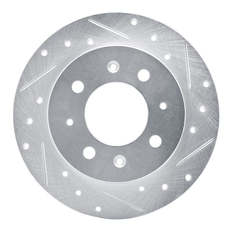 R1 Concepts — R1 04-09 Kia Spectra Rear Right Drilled & Slotted Silver Brake Rotor
R1 Brake Rotor Drill
