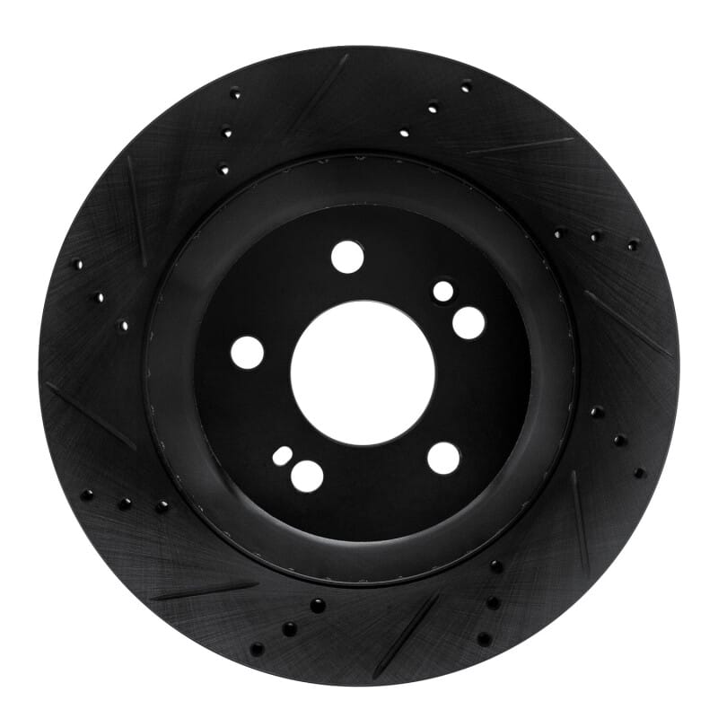 R1 Concepts — R1 15-21 Mercedes-Benz S560 Rear Left Drilled & Slotted Black Brake Rotor
R1 Brake Rotor Drill