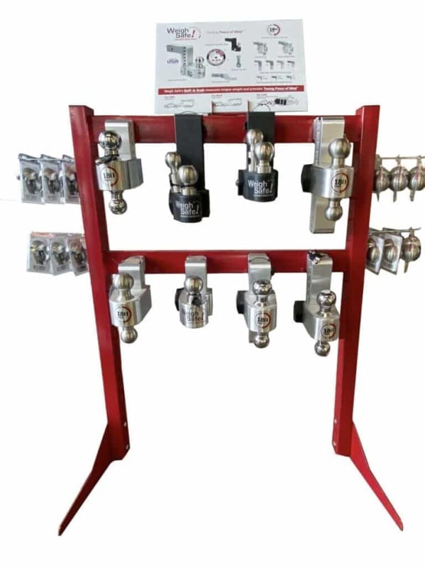 Weigh Safe — Weigh Safe Large POP Display Stand - Red