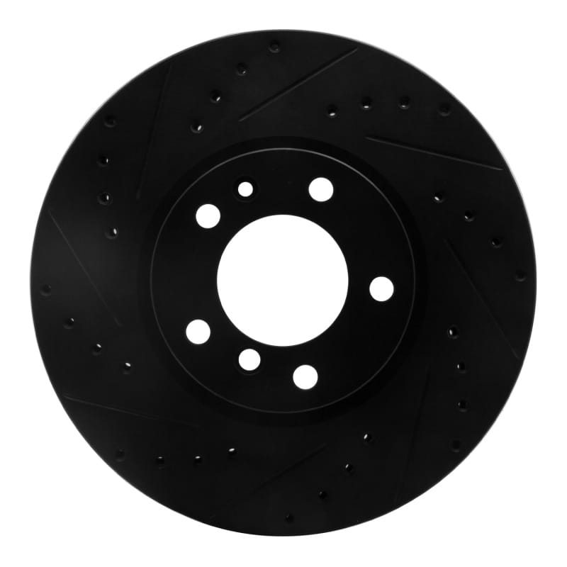 R1 Concepts — R1 93-97 BMW 850CI Front Left Drilled & Slotted Black Brake Rotor
R1 Brake Rotor Drill