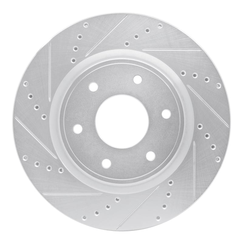 R1 Concepts — R1 05-07 Infiniti QX56 Front Left Drilled & Slotted Silver Brake Rotor
R1 Brake Rotor Drill