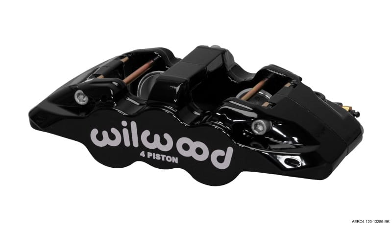 Wilwood — Wilwood Caliper-Aero4-L/H - Black 1.88/1.62in Pistons 1.25in Disc
BRAKE CALIPER