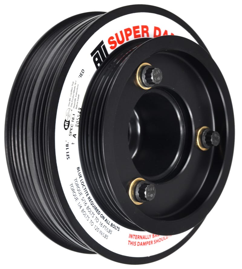 ATI — ATI Damper - 5.67in - Alum - (3) 4 Grv - Honda B - OEM Style - Bolt On Ps - 1Pc