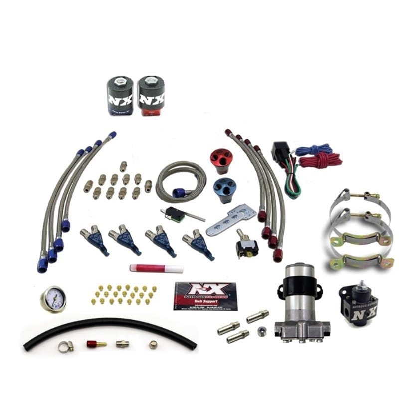 Nitrous Express — Nitrous Express 4 Cyl Piranha Nitrous Kit (Pro-Mod) w/o Bottle
Injection System Kit
N2OSys