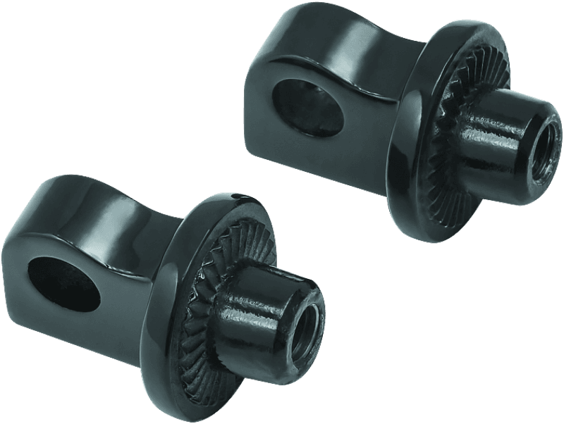 Kuryakyn — Kuryakyn Splined Peg Adapter Harley-Davidson Male Mount Black