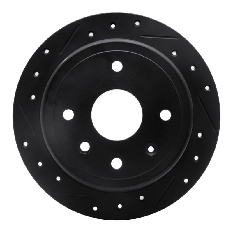 R1 Concepts — R1 04-10 Chevrolet Optra (USA/Canada) Rear Left Drilled & Slotted Black Brake Rotor
R1 Brake Rotor Drill
