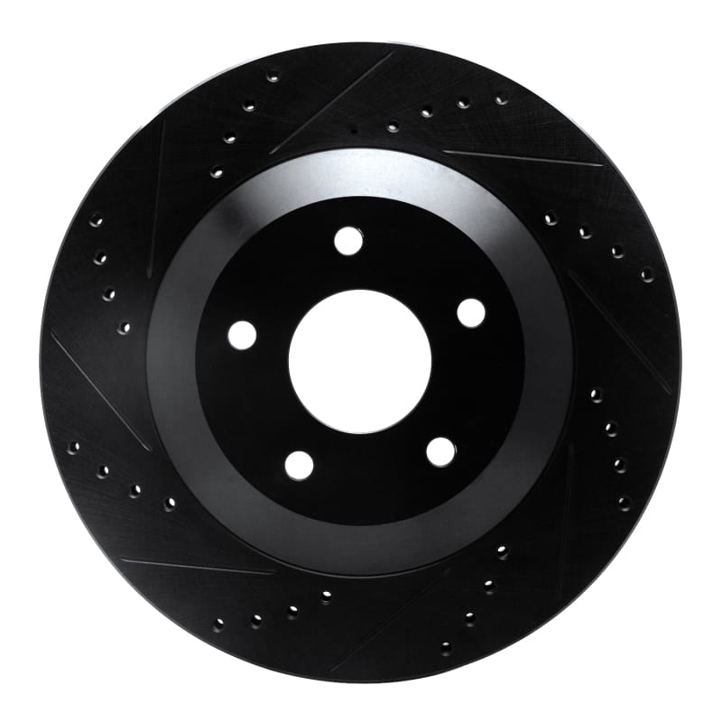 R1 Concepts — R1 97-09 Cadillac XLR Right Front Drilled & Slotted Black Brake Rotor
R1 Brake Rotor Drill