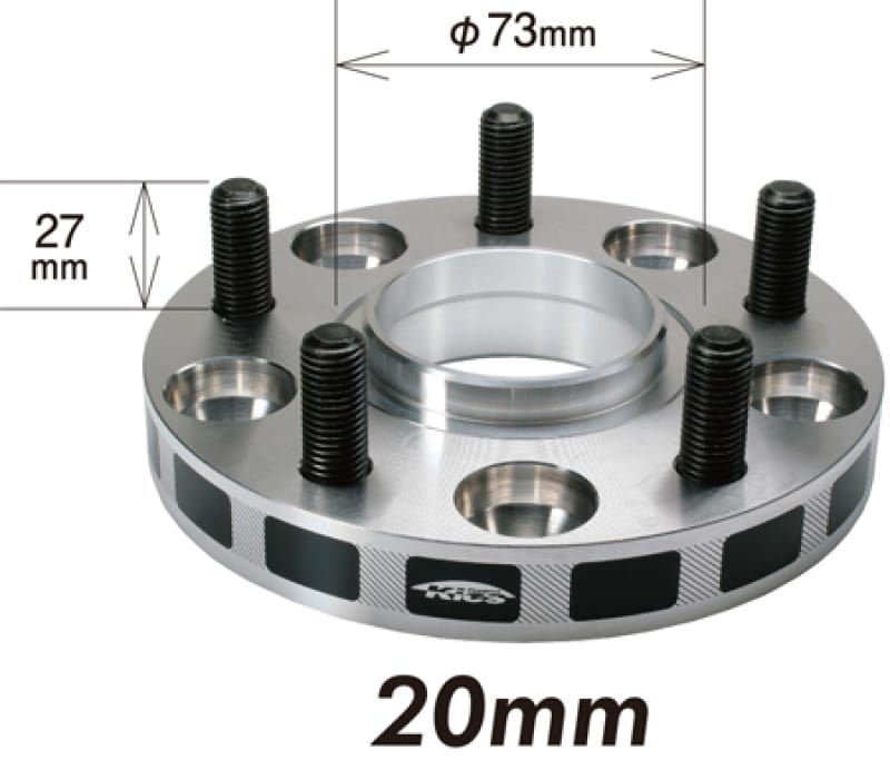 Project Kics — Project Kics 12X1.50 5x114.3 67MM Hub Wide Tread Spacers - 20MM