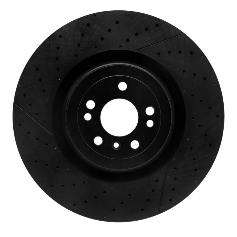 R1 Concepts — R1 12-19 Mercedes-Benz GL63 AMG Front Drilled & Slotted Black Brake Rotor
R1 Brake Rotor Drill