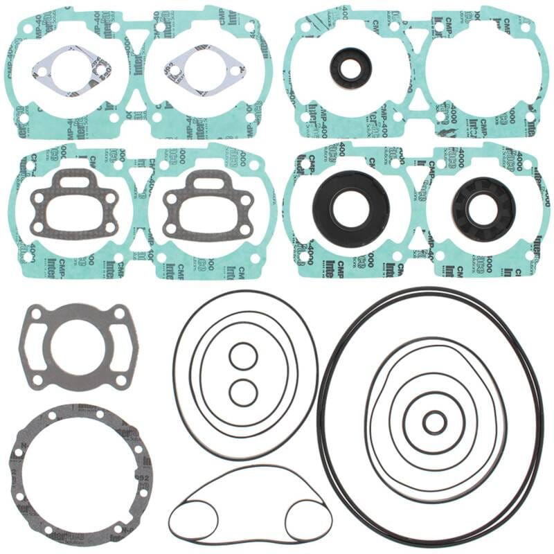 Vertex Pistons — Vertex Pistons 1998/00-01 Challenger Jet Boat Twin Eng 720cc Complete Gasket Kit w/ Seals