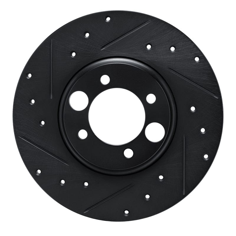 R1 Concepts — R1 62-87 Jaguar XJS Rear Left Drilled & Slotted Black Brake Rotor
R1 Brake Rotor Drill