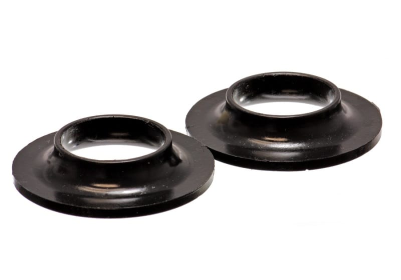 Energy Suspension — Energy Suspension Universal 2 1/8in ID 4 1/8in OD 13/16in H Black Coil Spring Isolators (2 per set)
CoilSprngInsulator