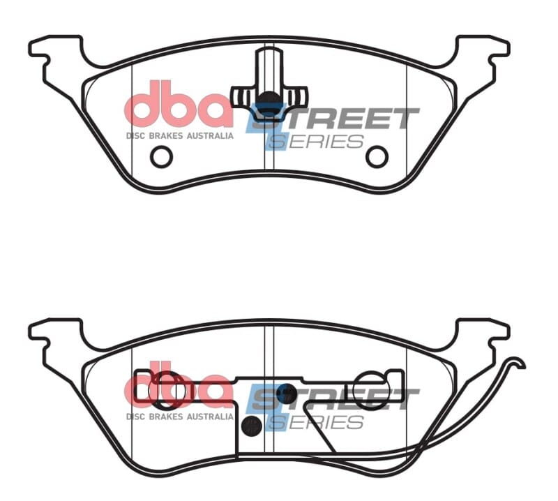 DBA — DBA 01-07 Chrysler Town & Country (Rear Rotor) FWD Street Series Rear Brake Pads
Brake Pad
