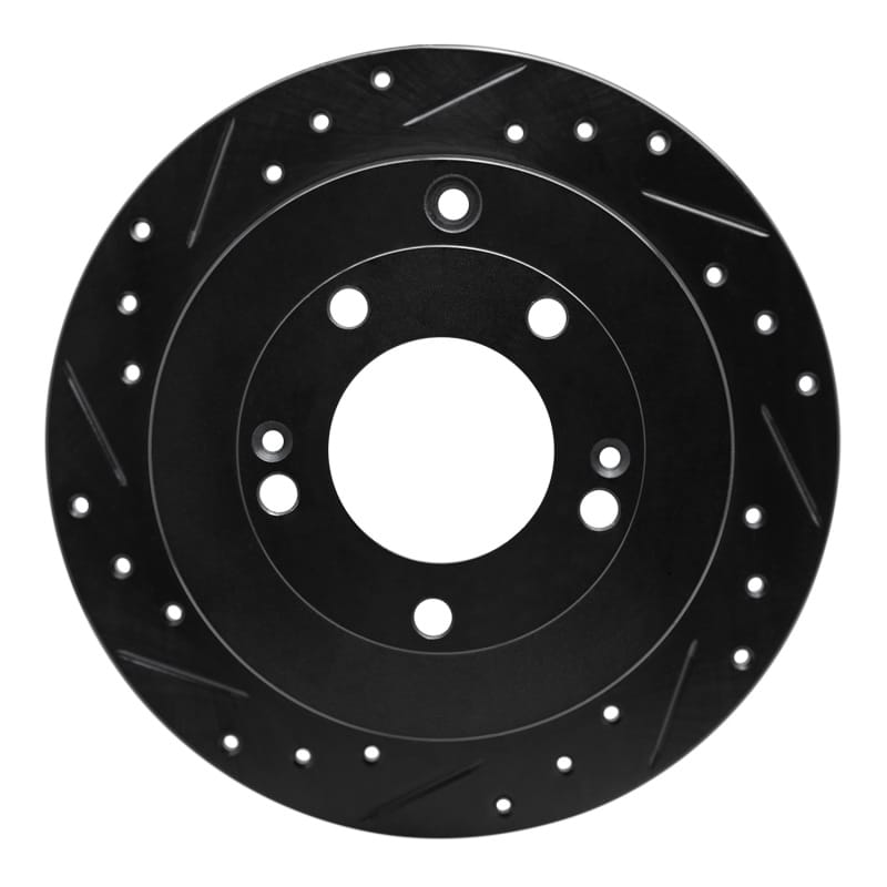 R1 Concepts — R1 06-09 Hyundai Azera Rear Left Drilled & Slotted Black Brake Rotor
R1 Brake Rotor Drill