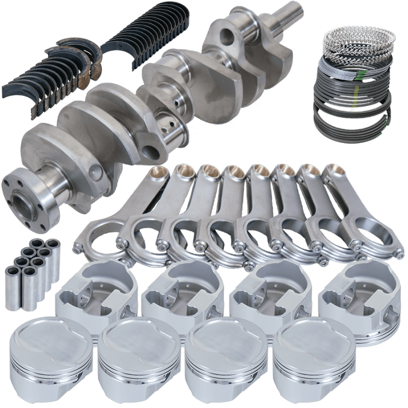 Eagle — Eagle Ford 289/302 3.400in Crank 5.400in H-Beam -12.5cc 4.040in Pistons Rotating Assembly