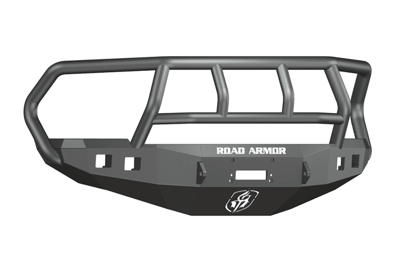 Road Armor — Road Armor 10-18 Ram 2500 Stealth Front Winch Bumper w/Titan II Guard - Tex Blk