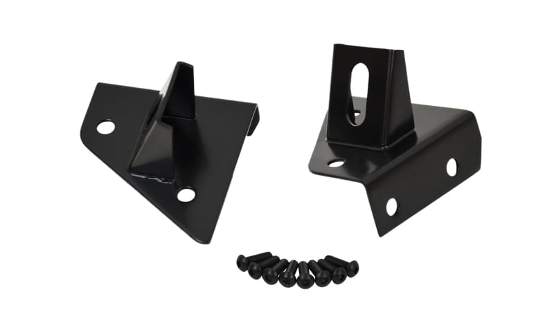 Kentrol — Kentrol 76-95 Jeep CJ/Wrangler YJ Light Bracket Pair - Powdercoat Black