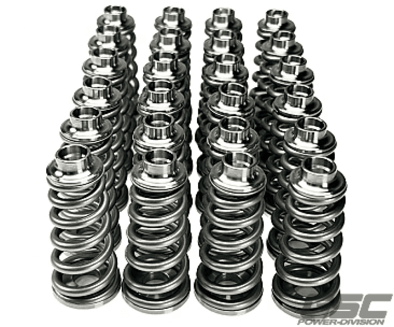 GSC Power Division — GSC P-D Porsche GT3/GT3 (991) Single Conical Valve Spring Ti Retainer Steel Spring Seat Kit