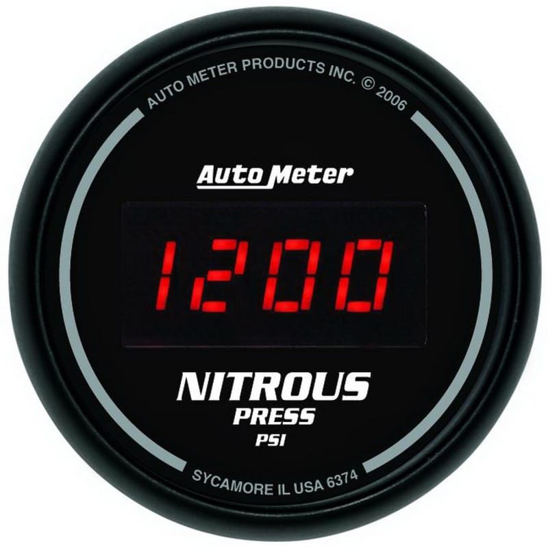 AutoMeter — Autometer Z Series 52mm Digital 0-1600 PSI Nitrous Pressure Gauge
2-1/16" NITROUS, 0-1