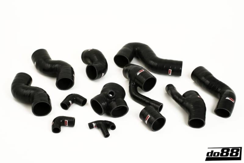do88 — do88 99-02 Audi S4/A6 2.7L BiTurbo (AGB/AJK/AZA) Pressure Hoses - Black