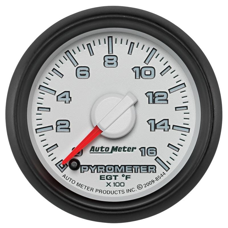 AutoMeter — Autometer Factory Match 52.4mm Full Sweep Electronic 0-1600 Deg F EGT/Pyrometer Gauge
2-1/16" PYROMETER KI