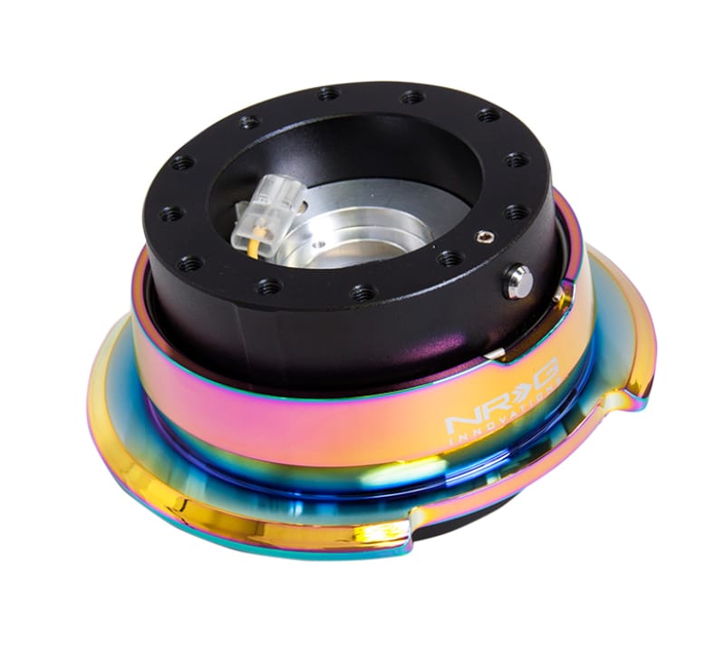 NRG — NRG Quick Release Gen 2.8 - Black Body / Neochrome Ring