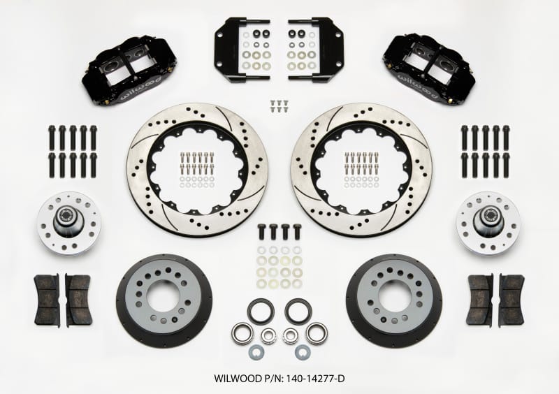 Wilwood — Wilwood Narrow Superlite 6R Front Hub Kit 14.00in Drilled Magnum Force Drop Spindle
BRAKE KIT