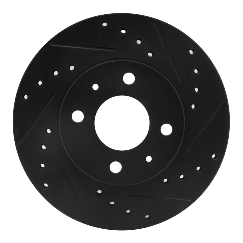 R1 Concepts — R1 88-06 Nissan NX Front Right Drilled & Slotted Black Brake Rotor
R1 Brake Rotor Drill